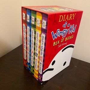 Diary of a Wimpy Kid Box of Books (1-5) HARDCOVER
